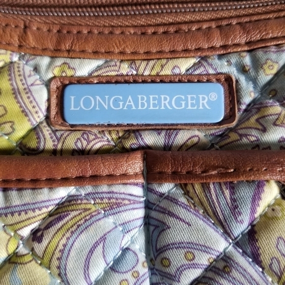 Longaberger Homestead Quilted Shoulder Handbag - Picture 3 of 7